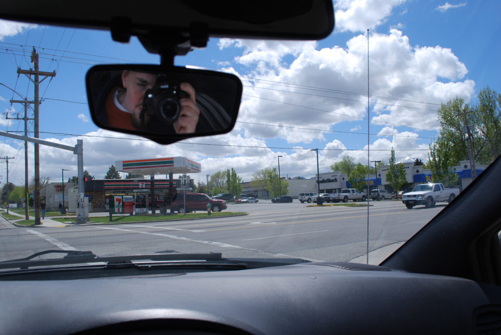 Josh Powell camera photos West Valley rearview mirror