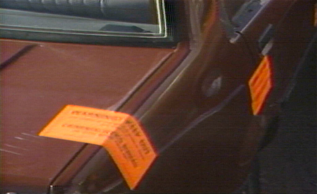 Sheree Warren car Las Vegas evidence seal
